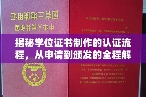 蚌埠揭秘学位证书制作的认证流程，从申请到颁发的全程解析