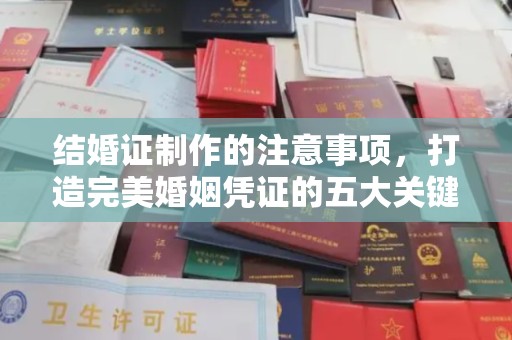 蚌埠结婚证制作的注意事项，打造完美婚姻凭证的五大关键点