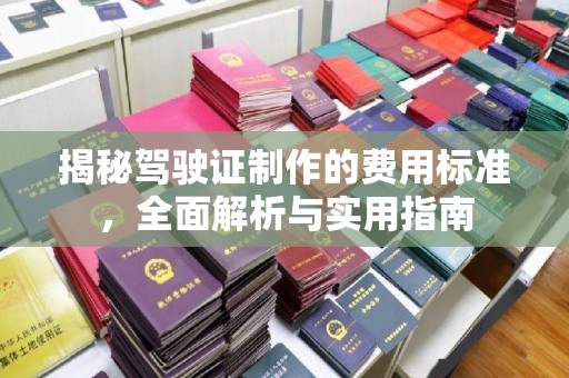 蚌埠揭秘驾驶证制作的费用标准，全面解析与实用指南