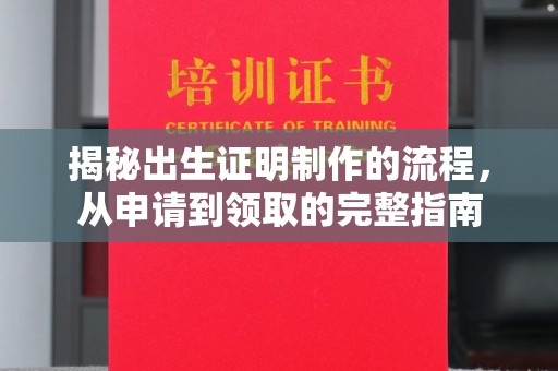 蚌埠揭秘出生证明制作的流程，从申请到领取的完整指南