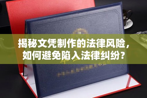 蚌埠揭秘文凭制作的法律风险，如何避免陷入法律纠纷？